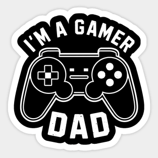 I'm A Gamer Dad Sticker